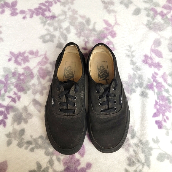 Black Men's Vans - Picture 1 of 9